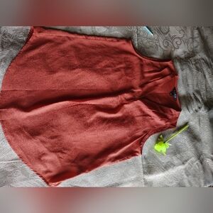 Lauren Ralph Lauren Women's Sleeveless Rust Top